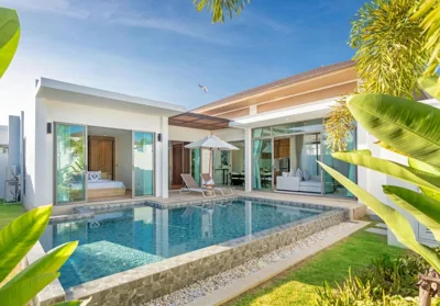 Villa Standard avec piscine, deux chambres — Shambhala Grand Villa - Private Pool Villas by Escape Villas - Top Choice - Guest Favorite - Best Location